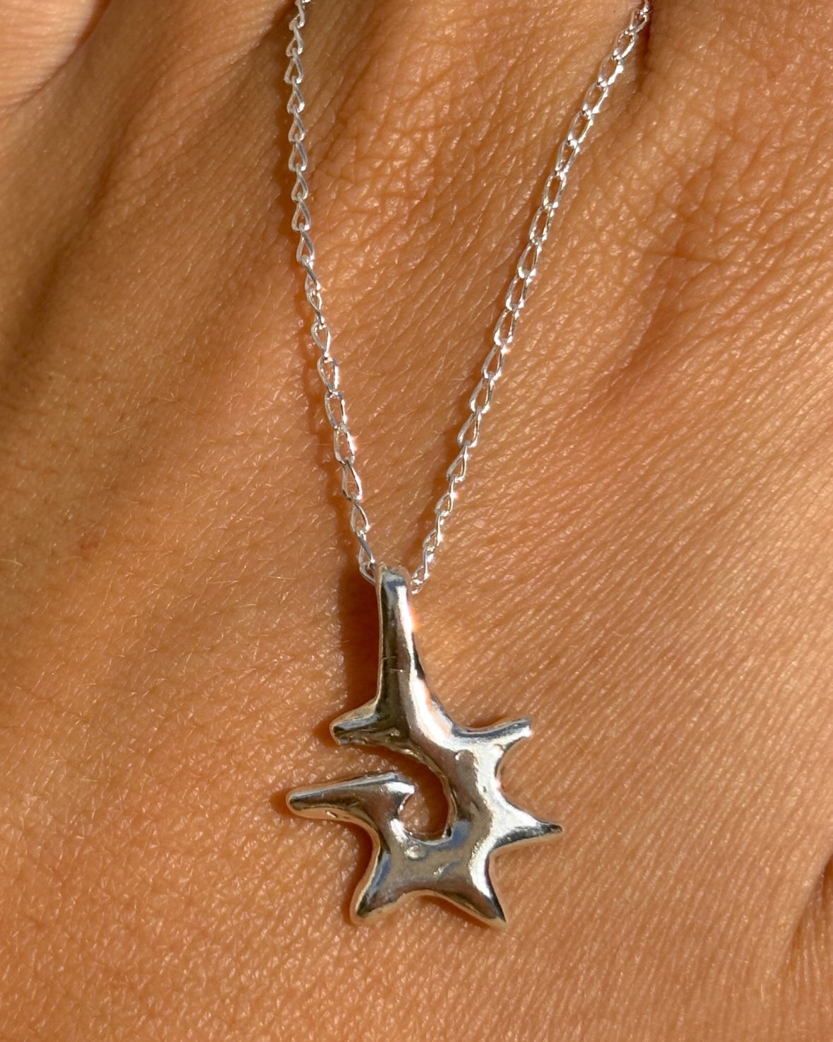 Coral Spark Necklace