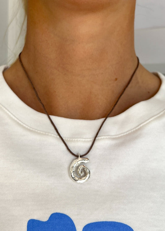 Sterling Silver Swirl Pendant