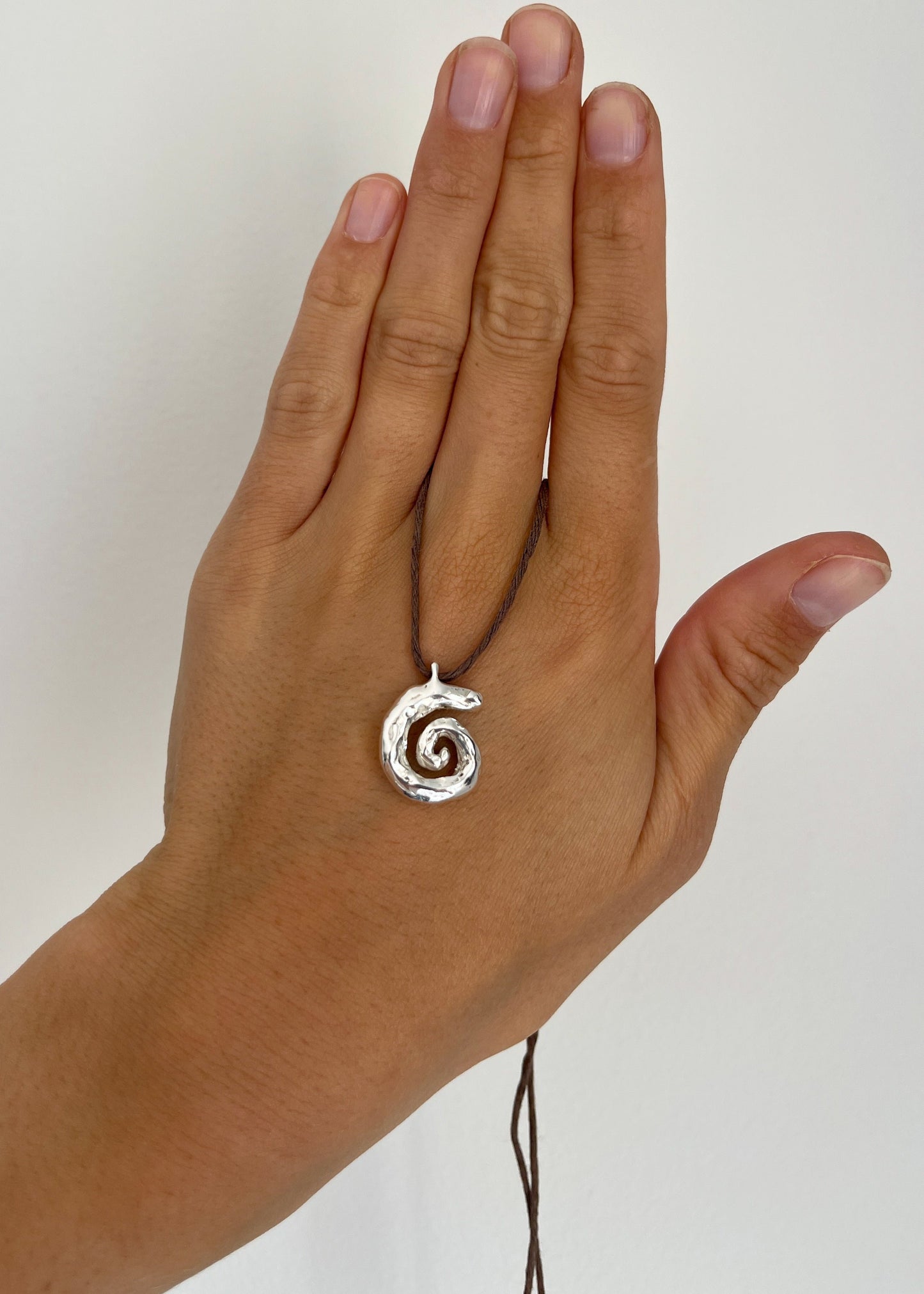 Sterling Silver Swirl Pendant