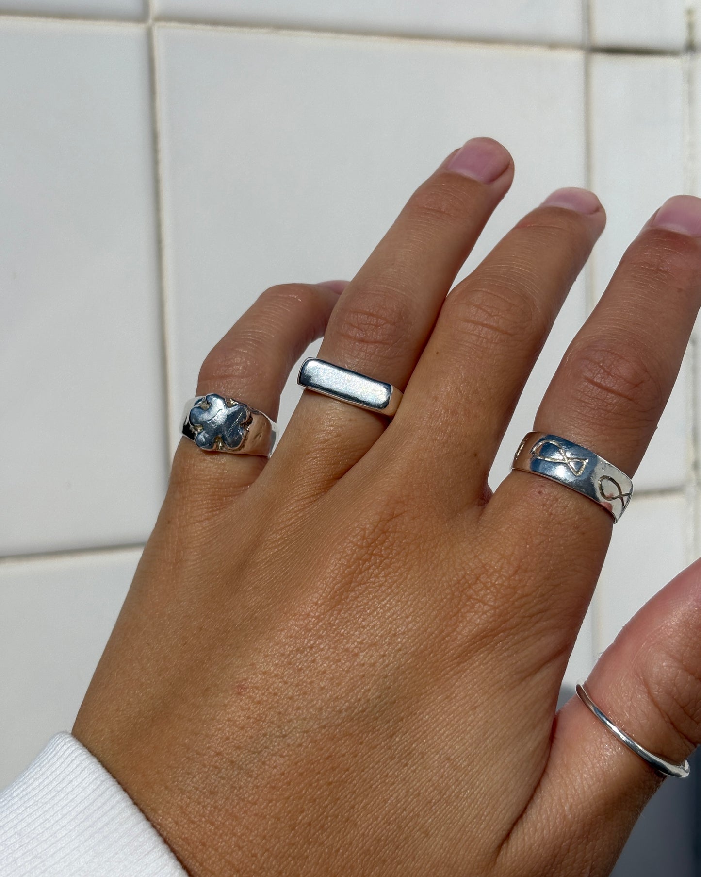 Silver Shoal Ring P 1/2