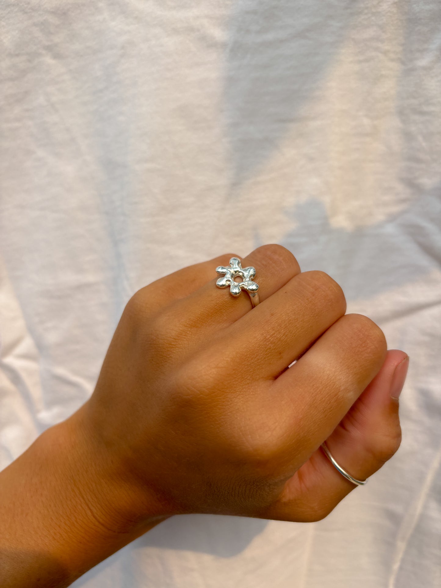 Sky Flower Ring 6 1/2